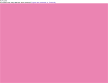 Tablet Screenshot of pinkster.tweetwally.com
