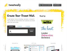 Tablet Screenshot of mart.tweetwally.com